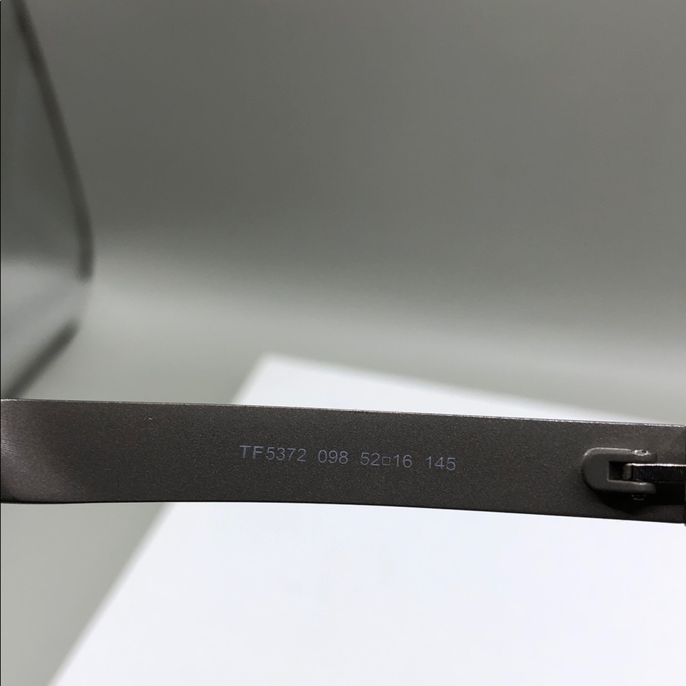 Tom Ford TF 5372 Eyeglasses 5372 098 Frame WIDE FIT 52-16-145 Olive Havana - Picture 10 of 12